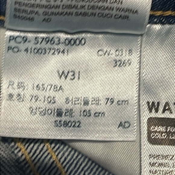 Levi’s Denim Mom Skirt Big E Size 31 Preowned - Picture 11 of 13